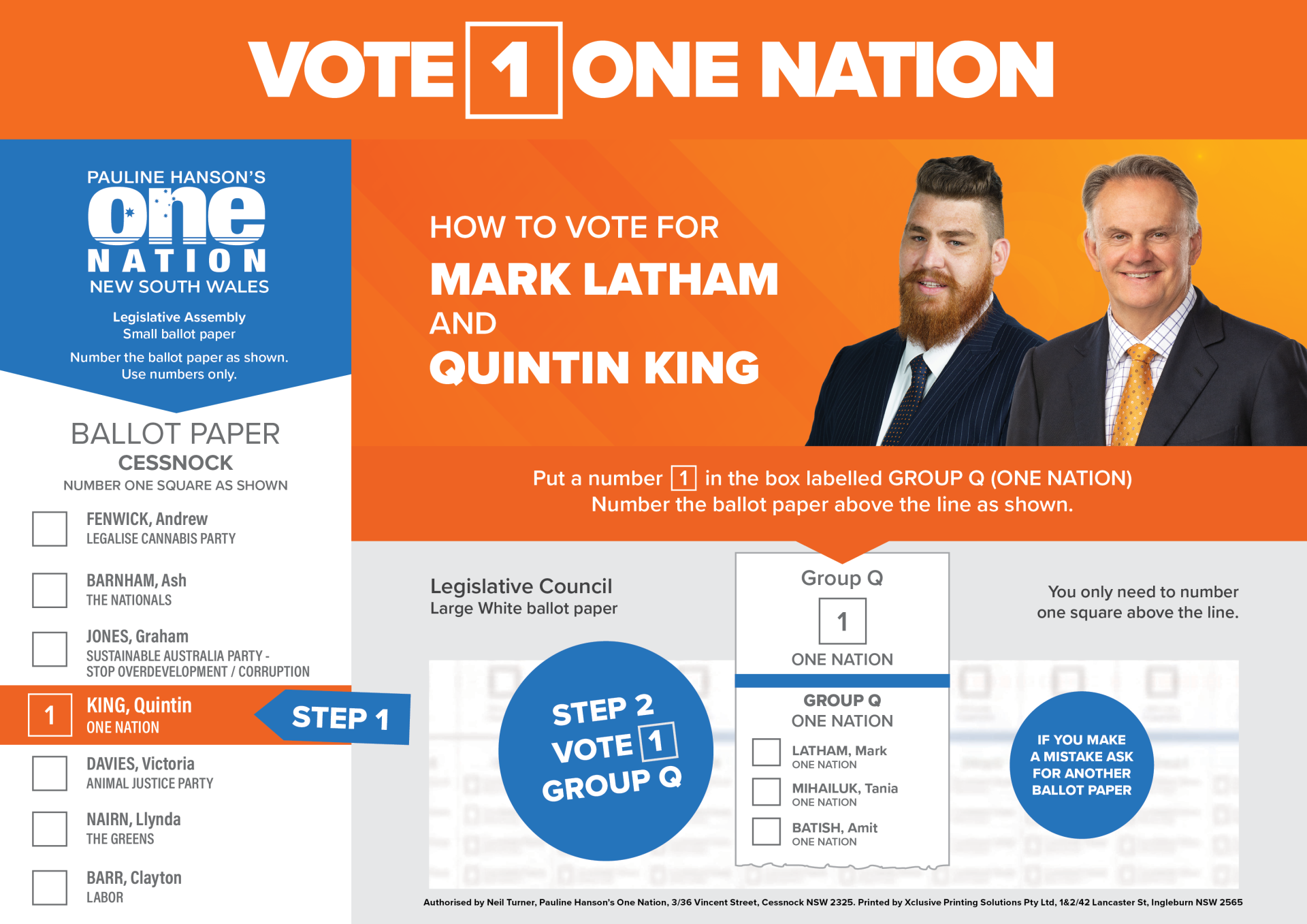 how-to-vote-quintin-king-for-cessnock-one-nation-nsw